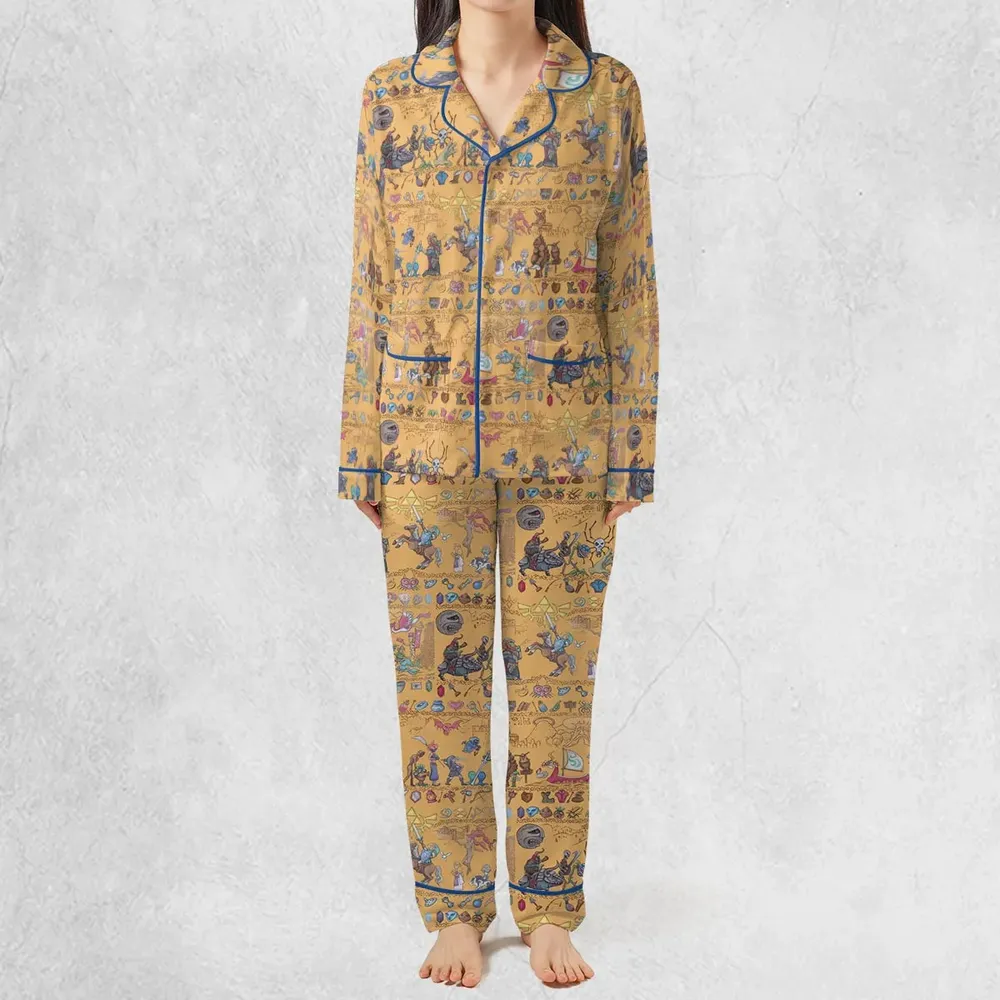 Link's Journey Tapestry The Legend Of Zelda Pajamas Set - 3
