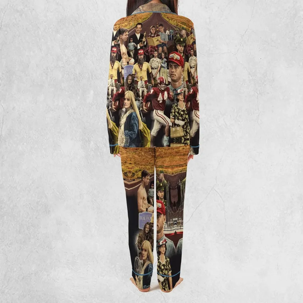 Forrest Gump's Journey Collage Pajamas Set - 4