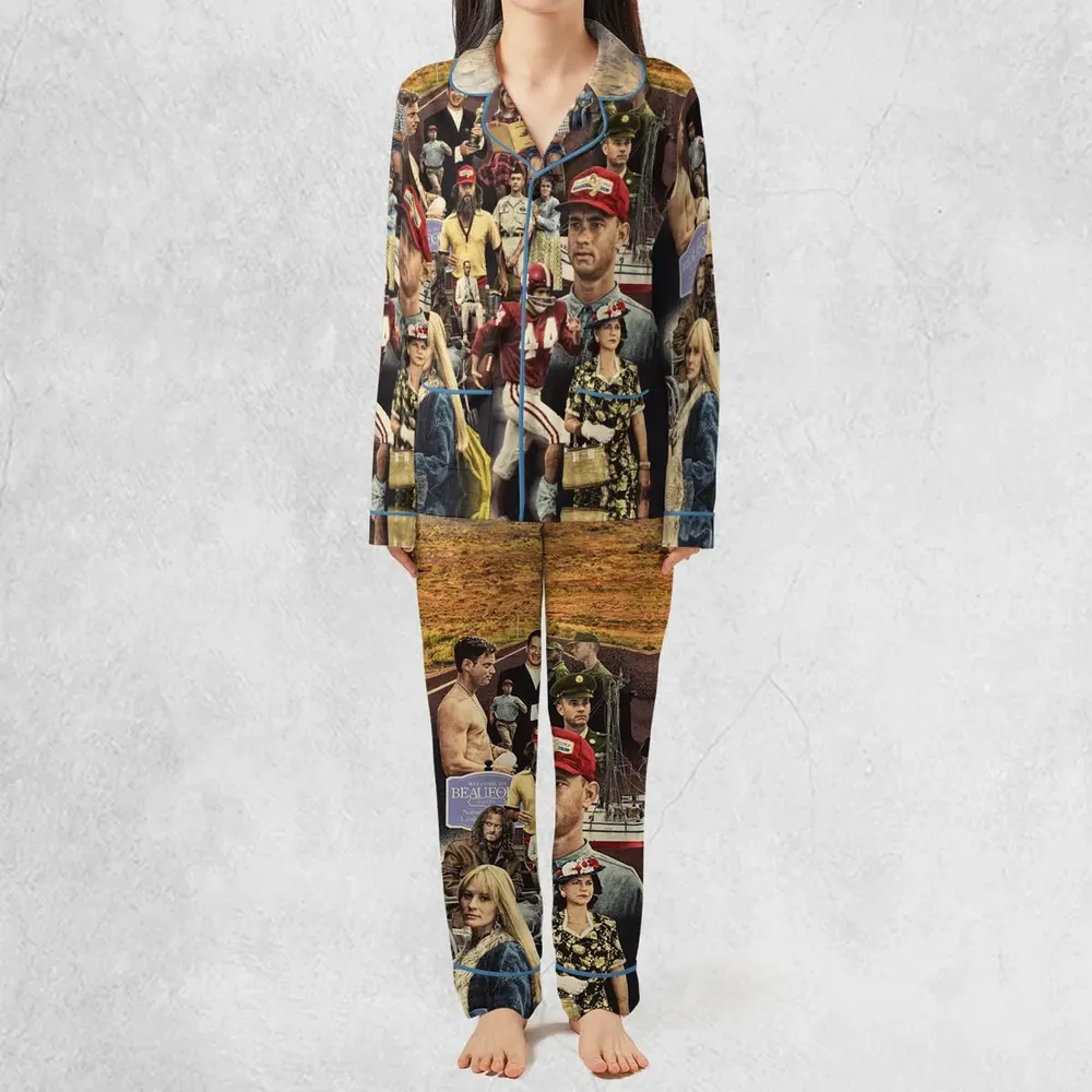 Forrest Gump's Journey Collage Pajamas Set - 3
