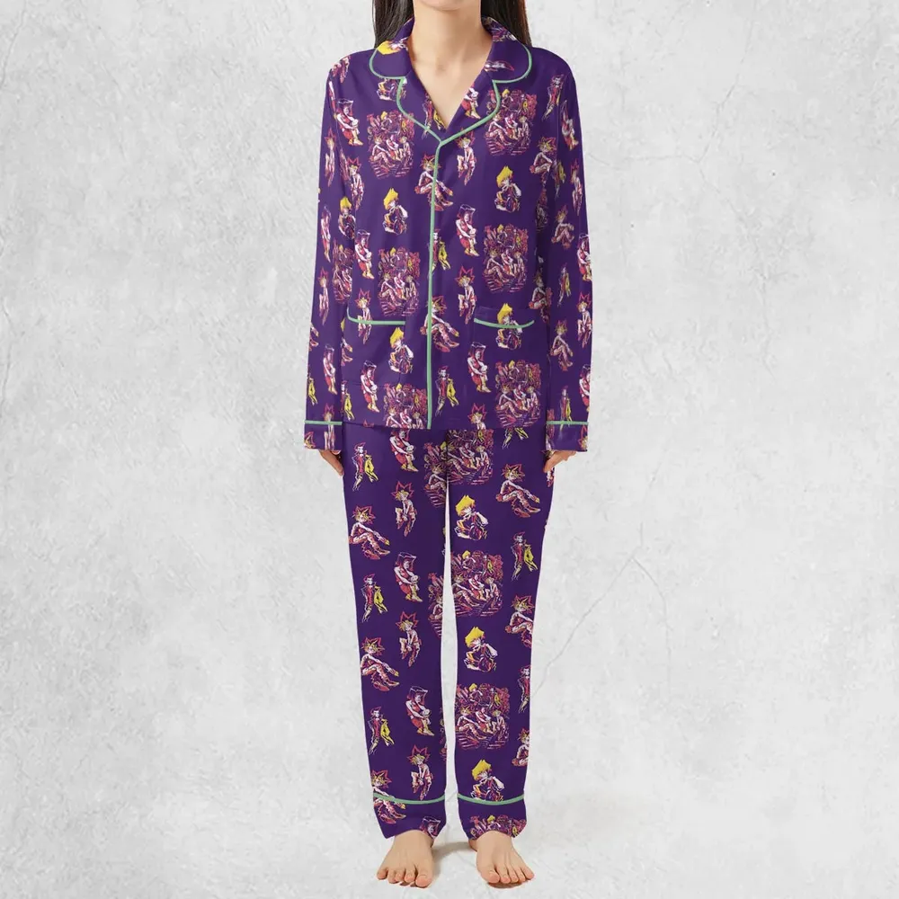 Yu Gi Oh Characters Patterns Pajamas Set - 3