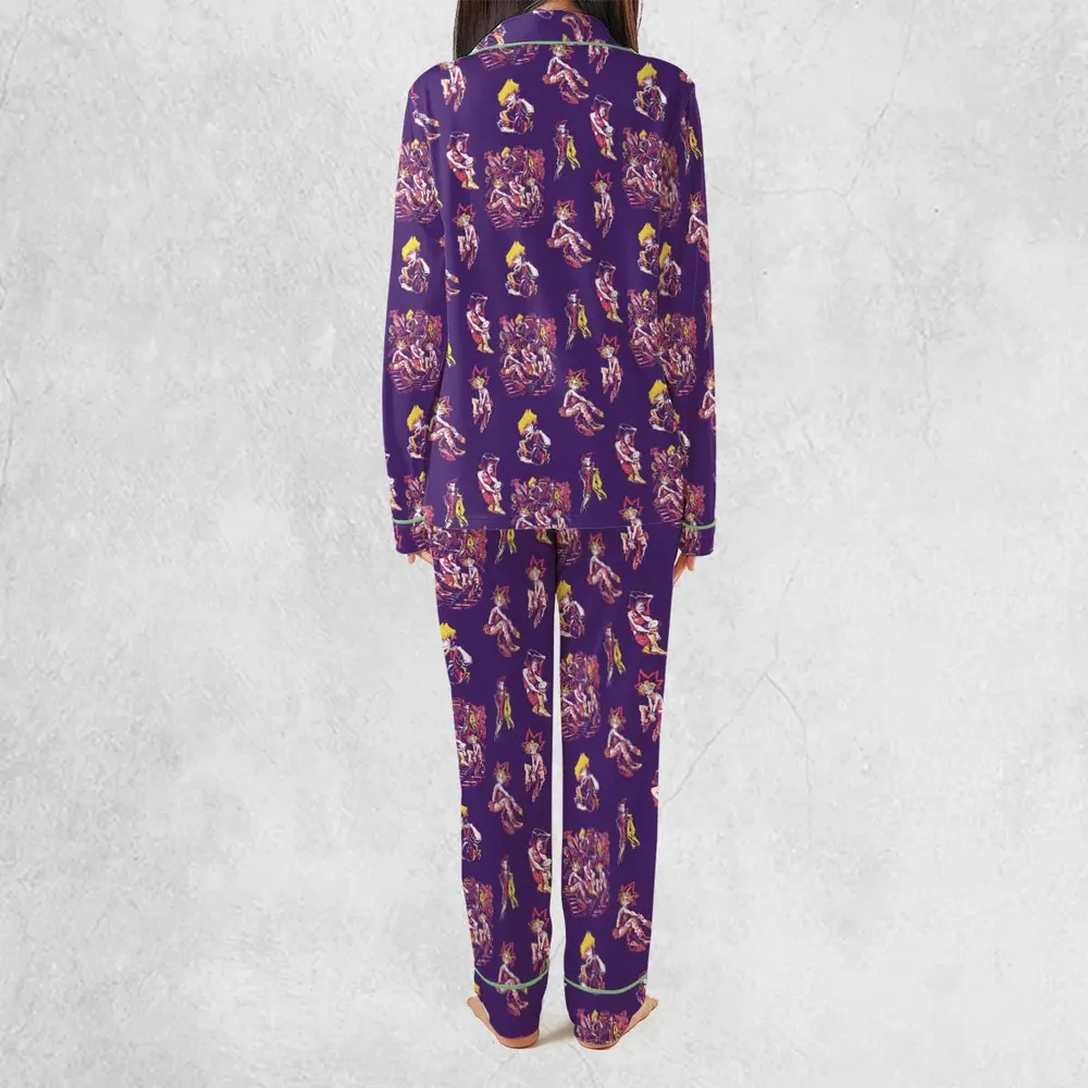 Yu Gi Oh Characters Patterns Pajamas Set - 4