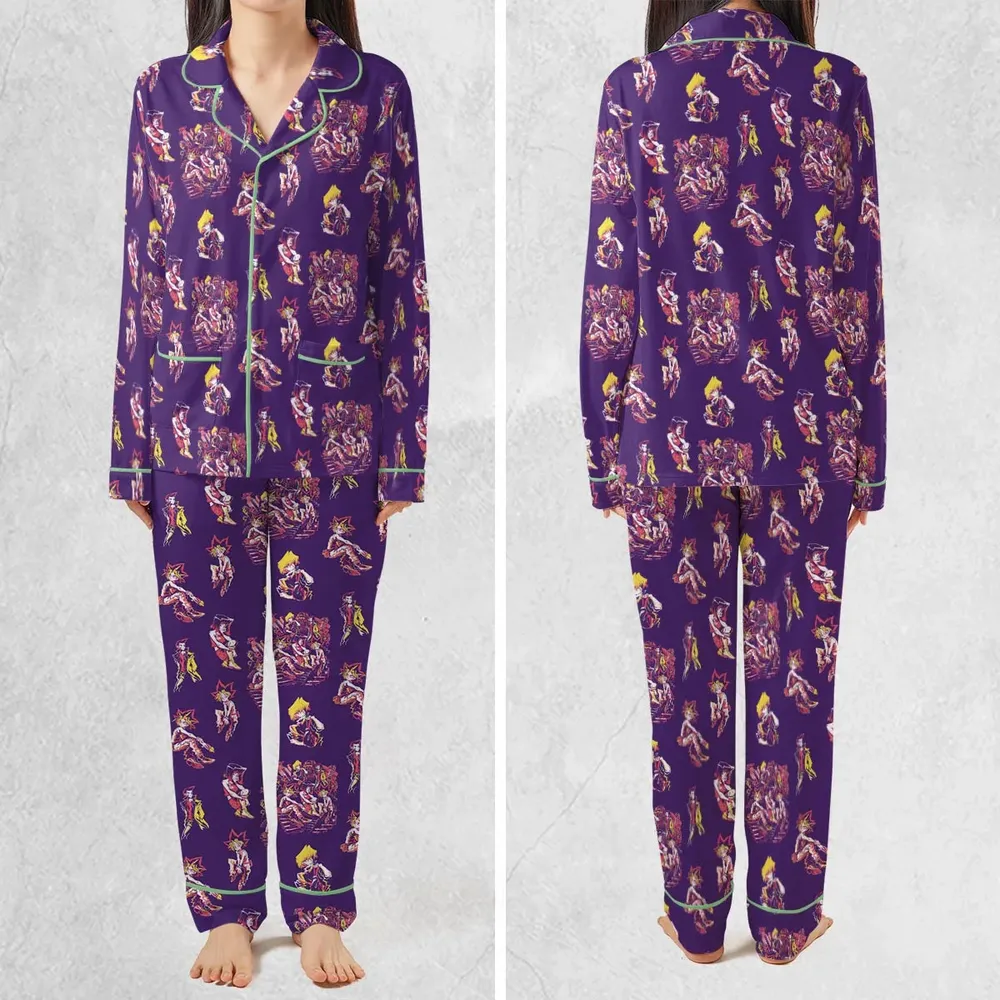 Yu Gi Oh Characters Patterns Pajamas Set - 2