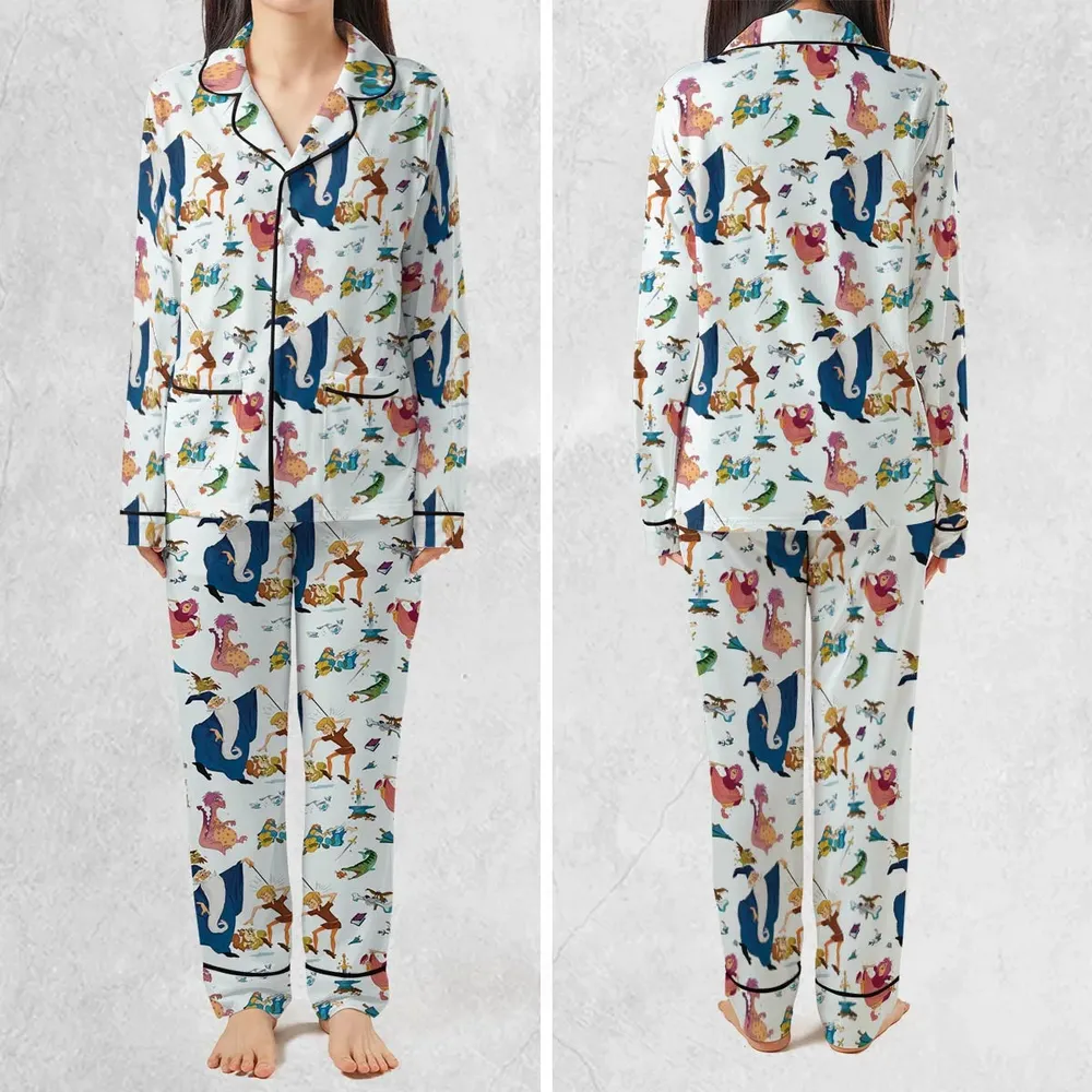 Sword in the Stone Pattern Pajamas Set - 2