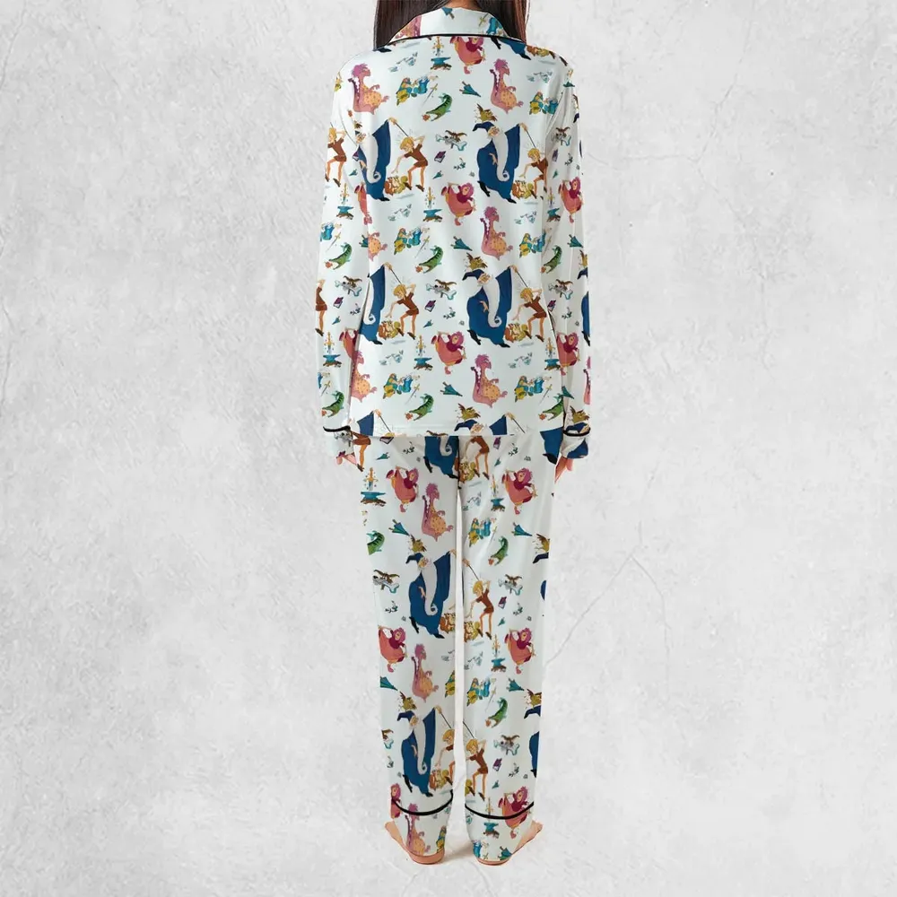 Sword in the Stone Pattern Pajamas Set - 4