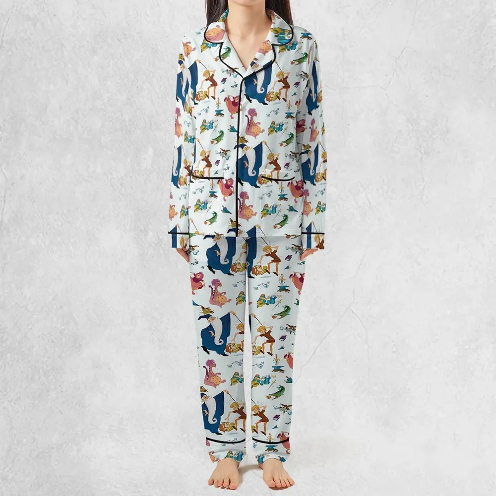 Sword in the Stone Pattern Pajamas Set - 3