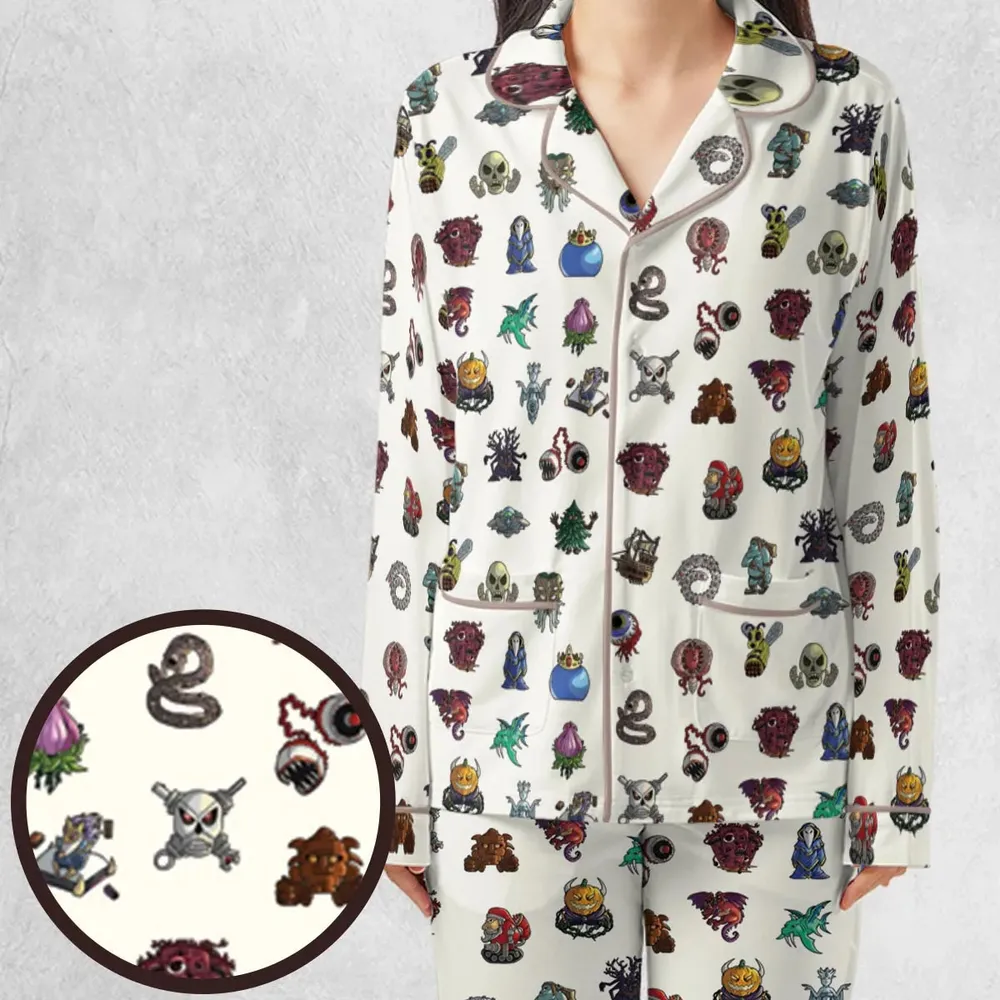 Terrarias All Bosses Terraria Pajamas Set - 1