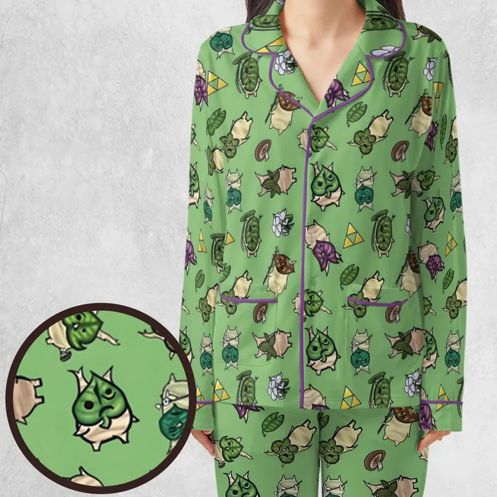 Korok Style The Legend of Zelda Pajamas Set - 1