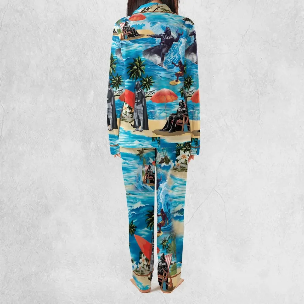 Darth Vader Surfing Pajamas Set - 4