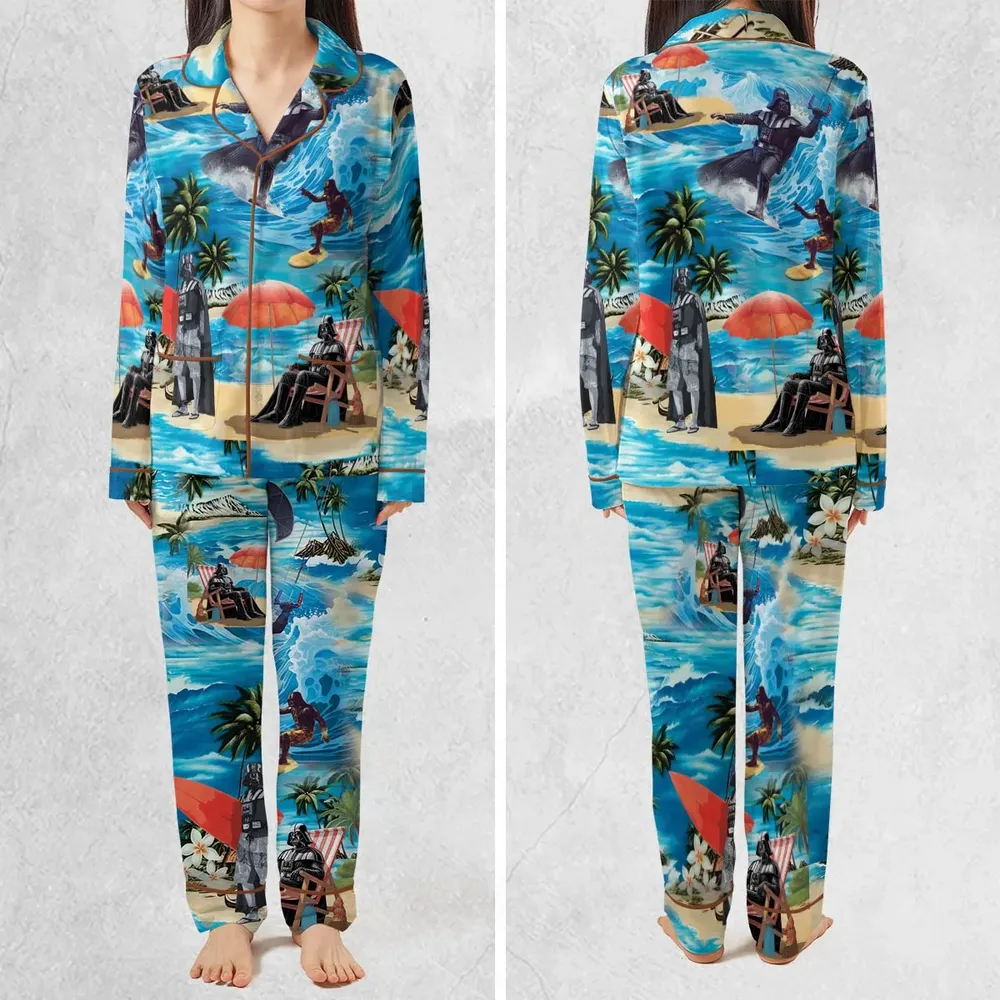 Darth Vader Surfing Pajamas Set - 2