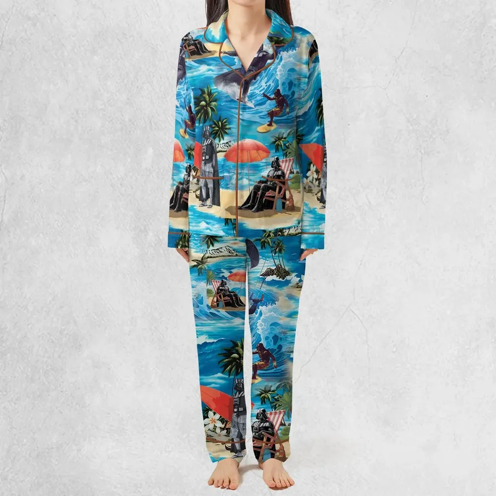 Darth Vader Surfing Pajamas Set - 3