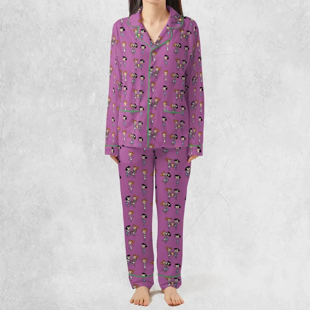Wilma and Betty The Flintstones Pajamas Set - 3