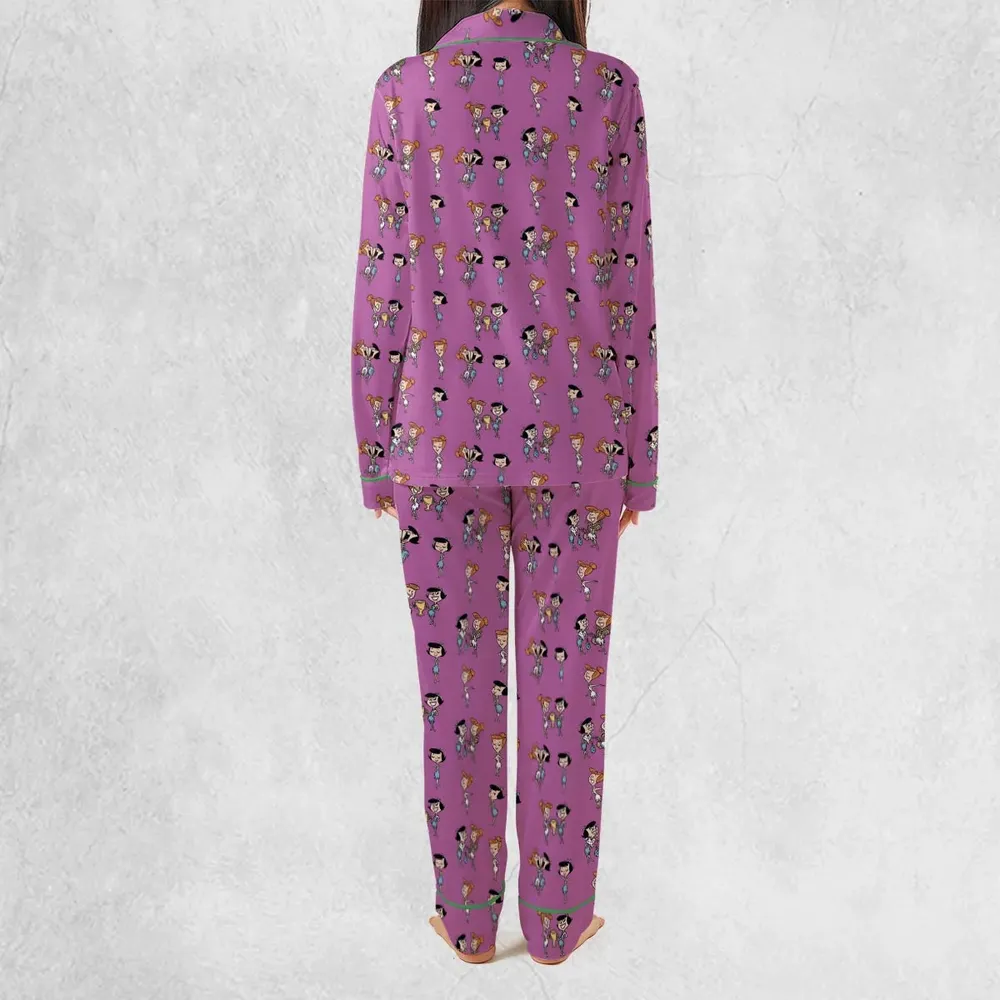 Wilma and Betty The Flintstones Pajamas Set - 4