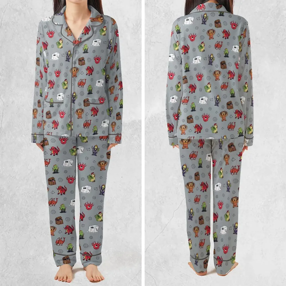 Little Monsters DnD Pajamas Set - 2