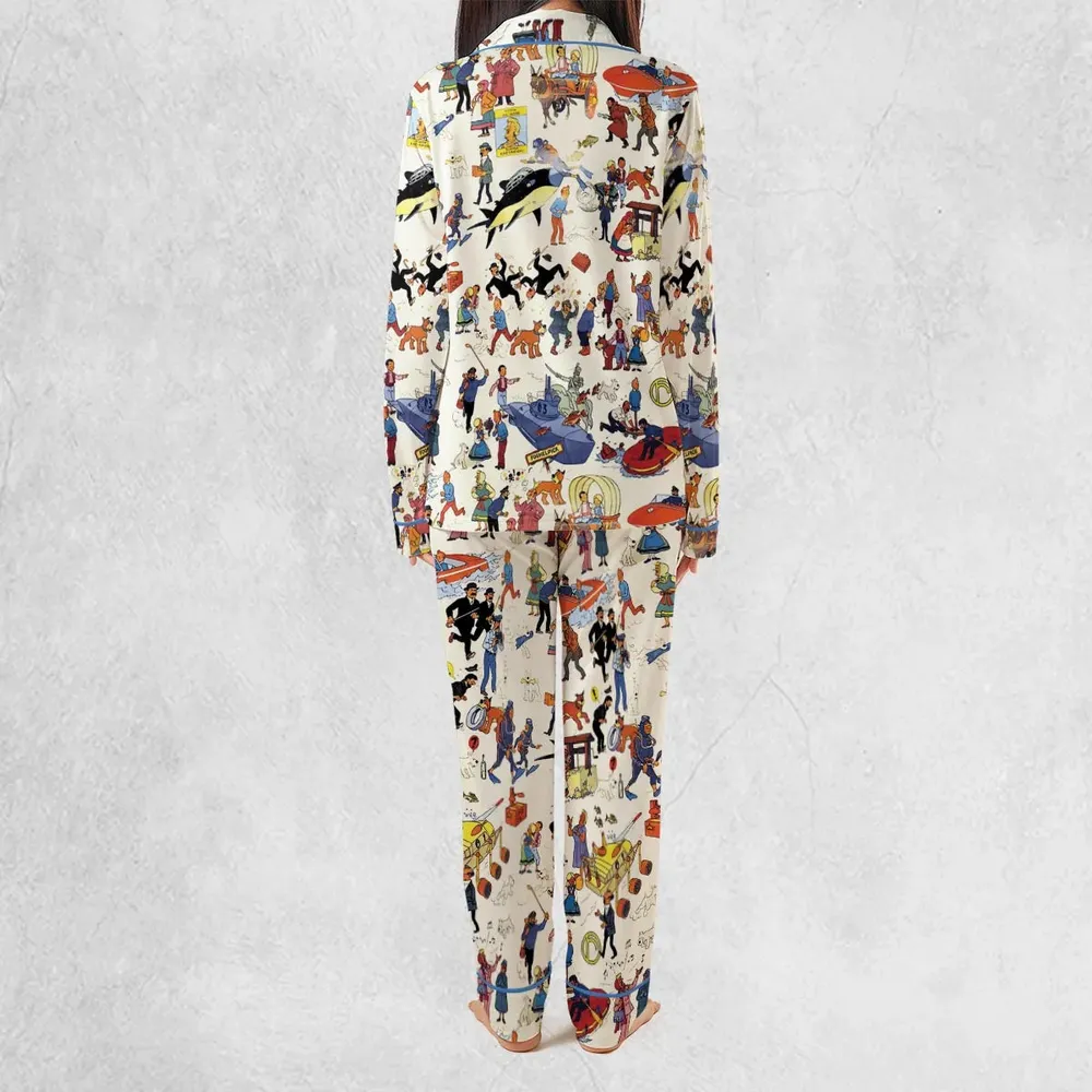 Tintin Adventure Kuifje Pajamas Set - 4