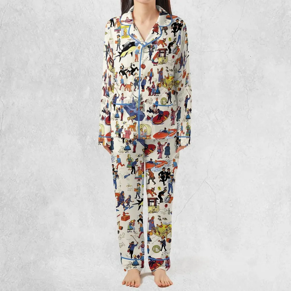 Tintin Adventure Kuifje Pajamas Set - 3