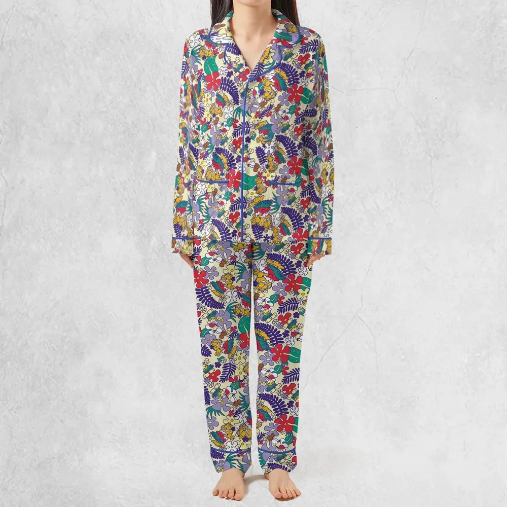 Aloha Garfield And Odie Pajamas Set - 3