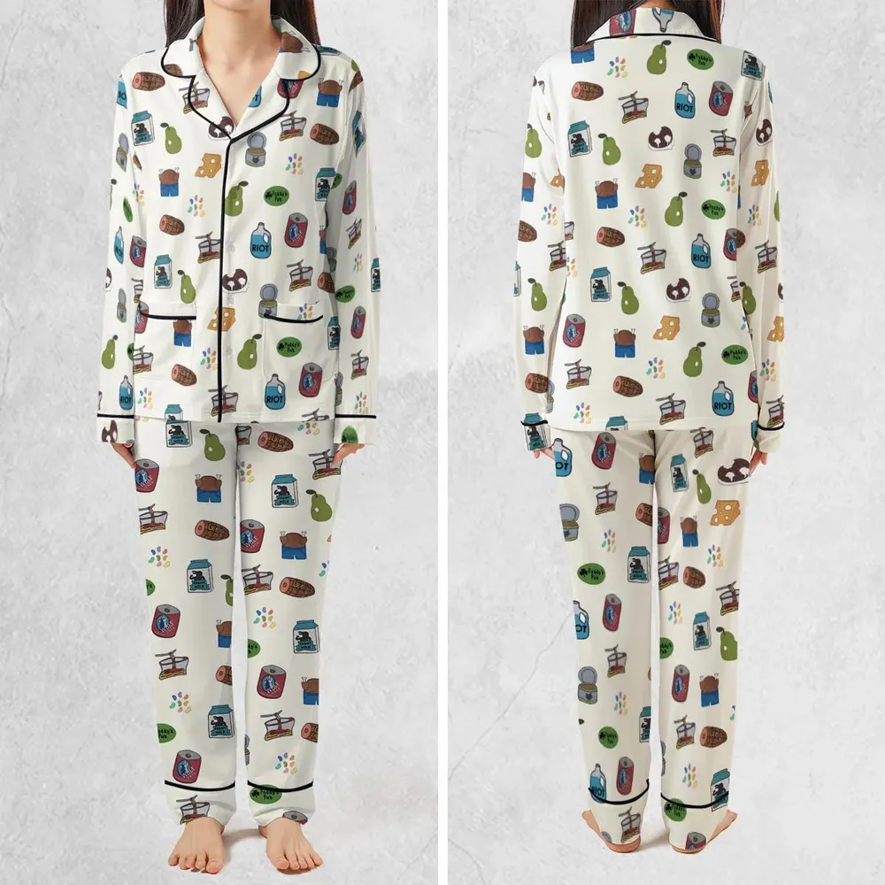 The Food of It's Always Sunny In Philadelphia Pajamas Set - 2
