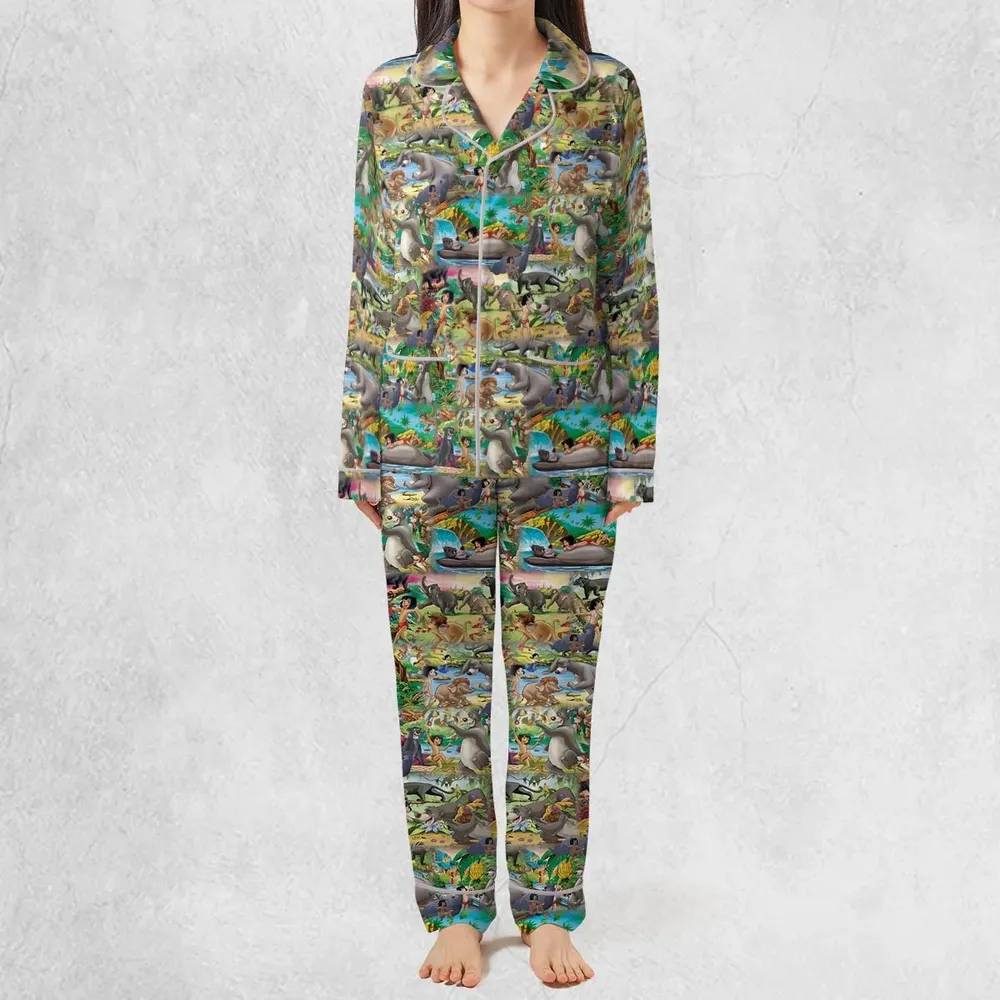 The Jungle Book Rudyard Kipling Seamless Pajamas Set - 3