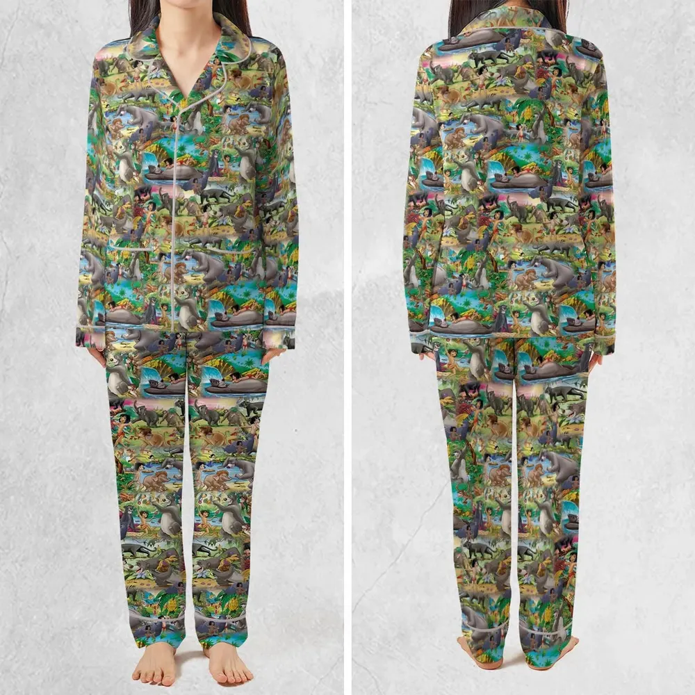 The Jungle Book Rudyard Kipling Seamless Pajamas Set - 2