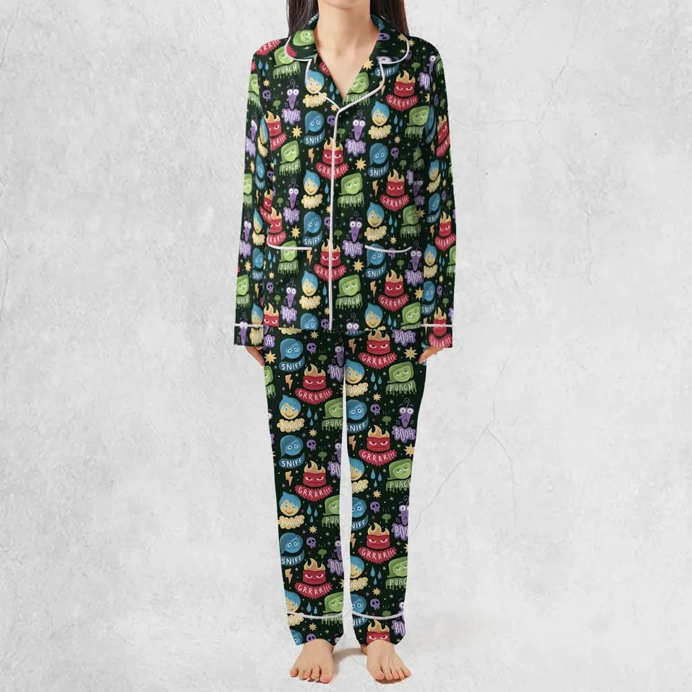 Colourful Mind Inside Out Pajamas Set - 3