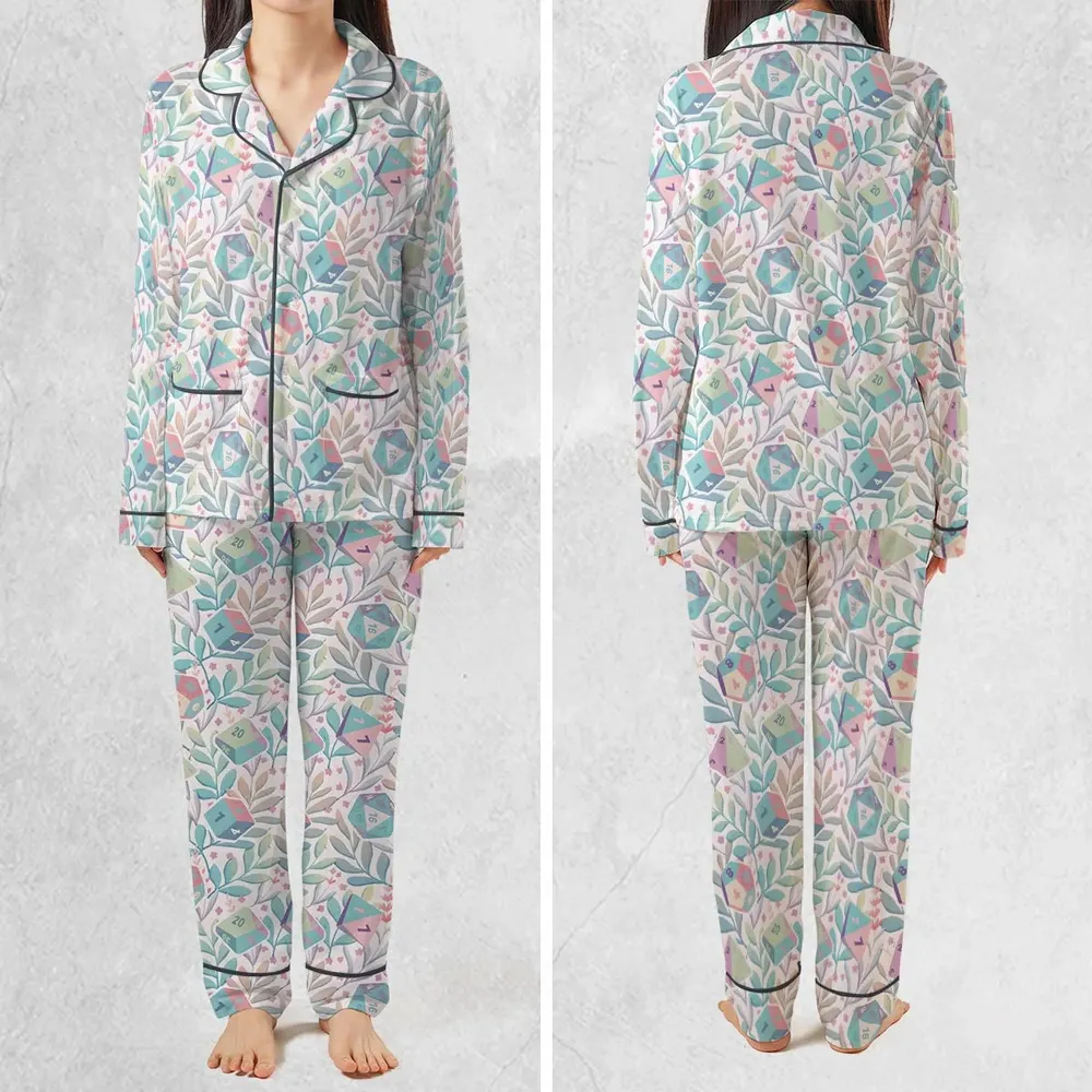 Dice Flower Soft DnD Pajamas Set - 2