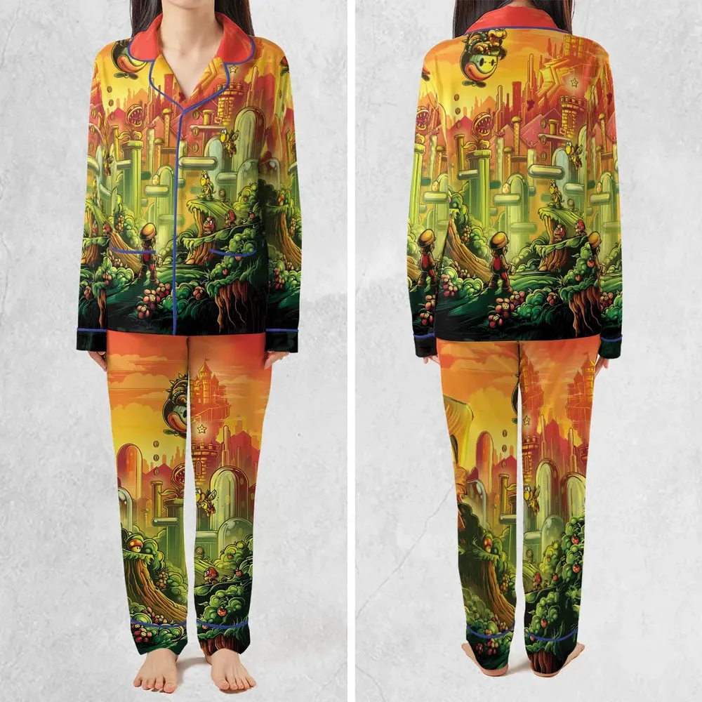 Plumber Kingdom Super Mario Pajamas Set - 2