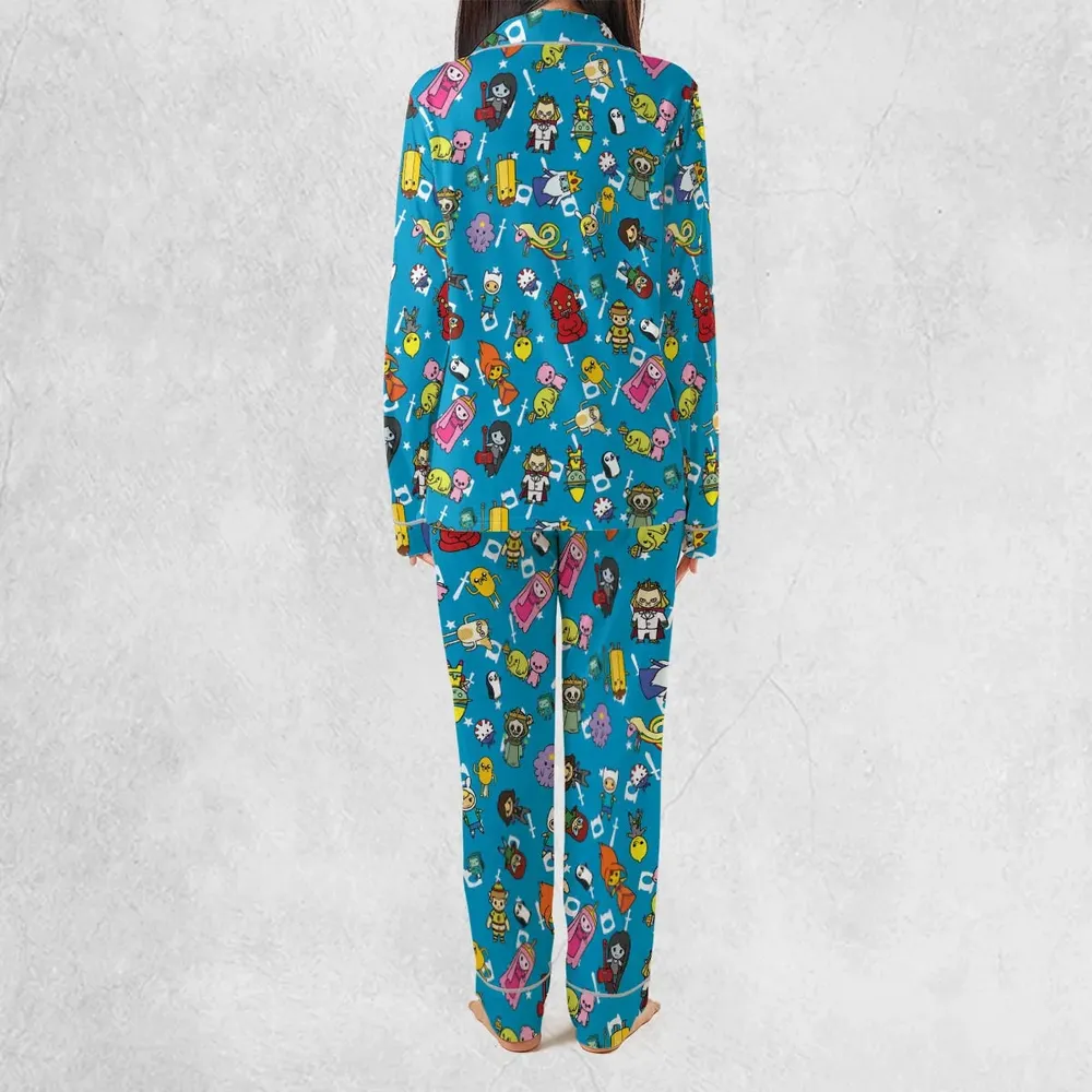 Adventure Time Characters Doodle Pajamas Set - 4