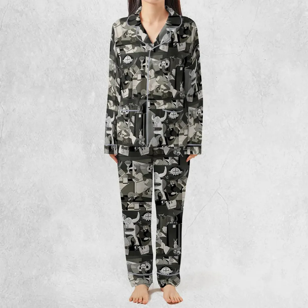 Monty Picasso Style Art Pajamas Set - 3