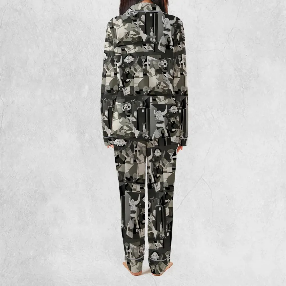 Monty Picasso Style Art Pajamas Set - 4