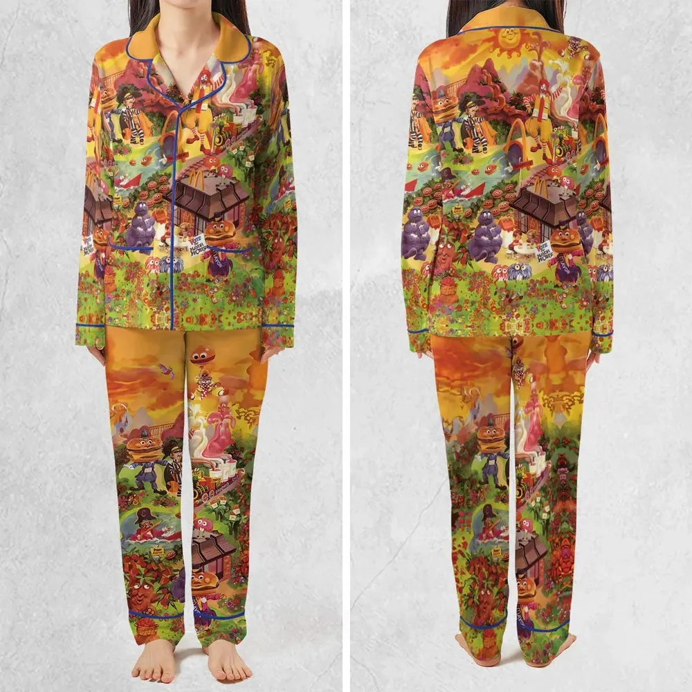 Wonder Foodland The Siege Of Mcdonaldland Pajamas Set - 2