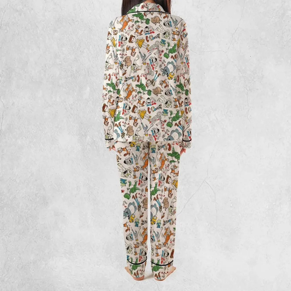 Toy Story Toss Pattern Pajamas Set - 4
