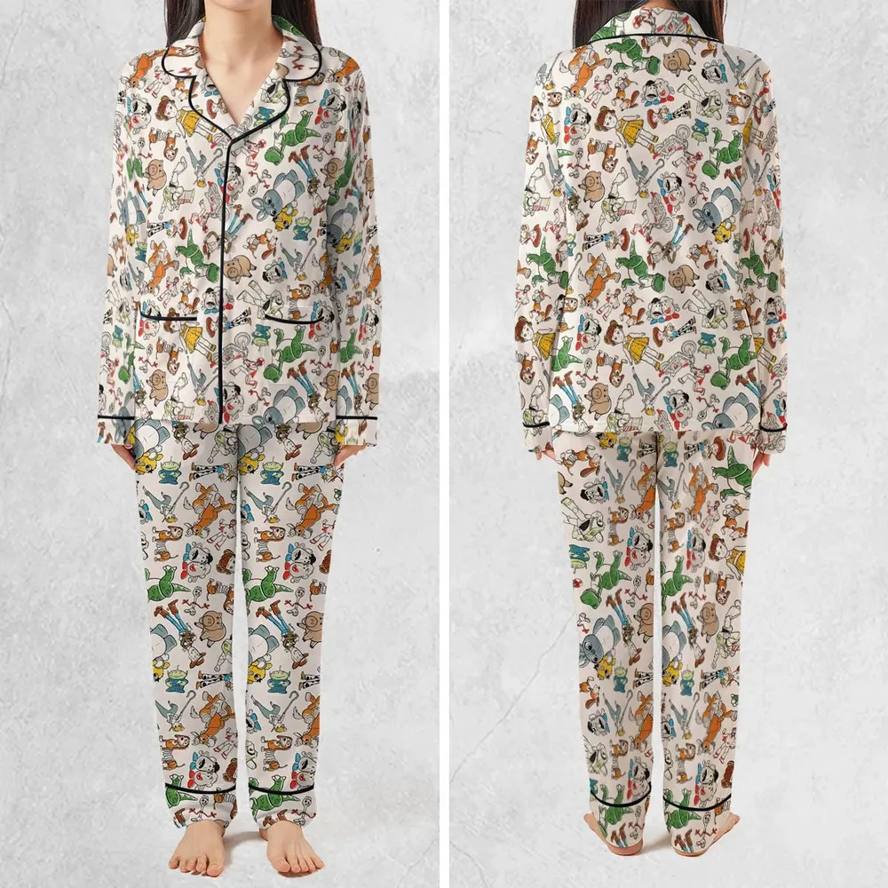 Toy Story Toss Pattern Pajamas Set - 2
