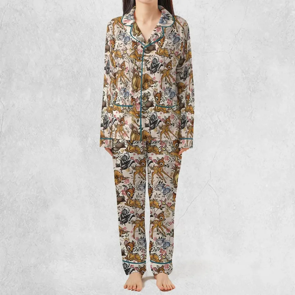 Little Wild Bambi Pajamas Set - 3