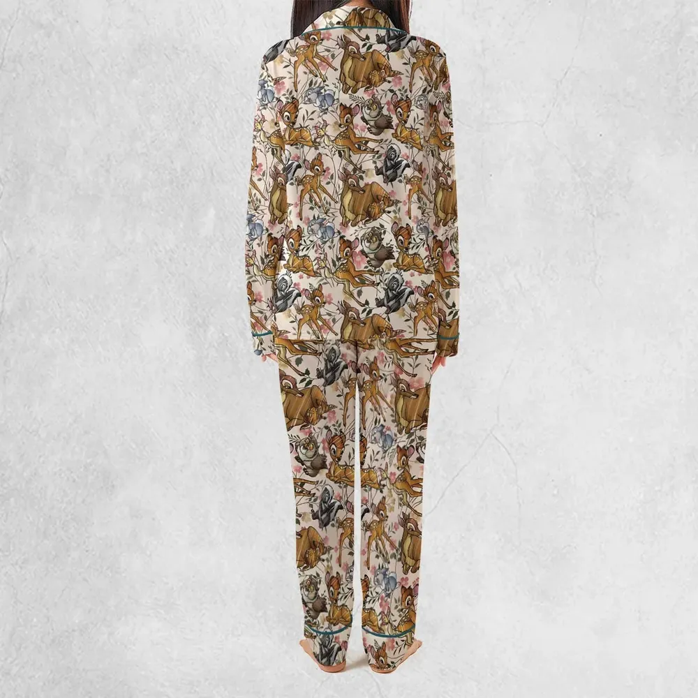 Little Wild Bambi Pajamas Set - 4