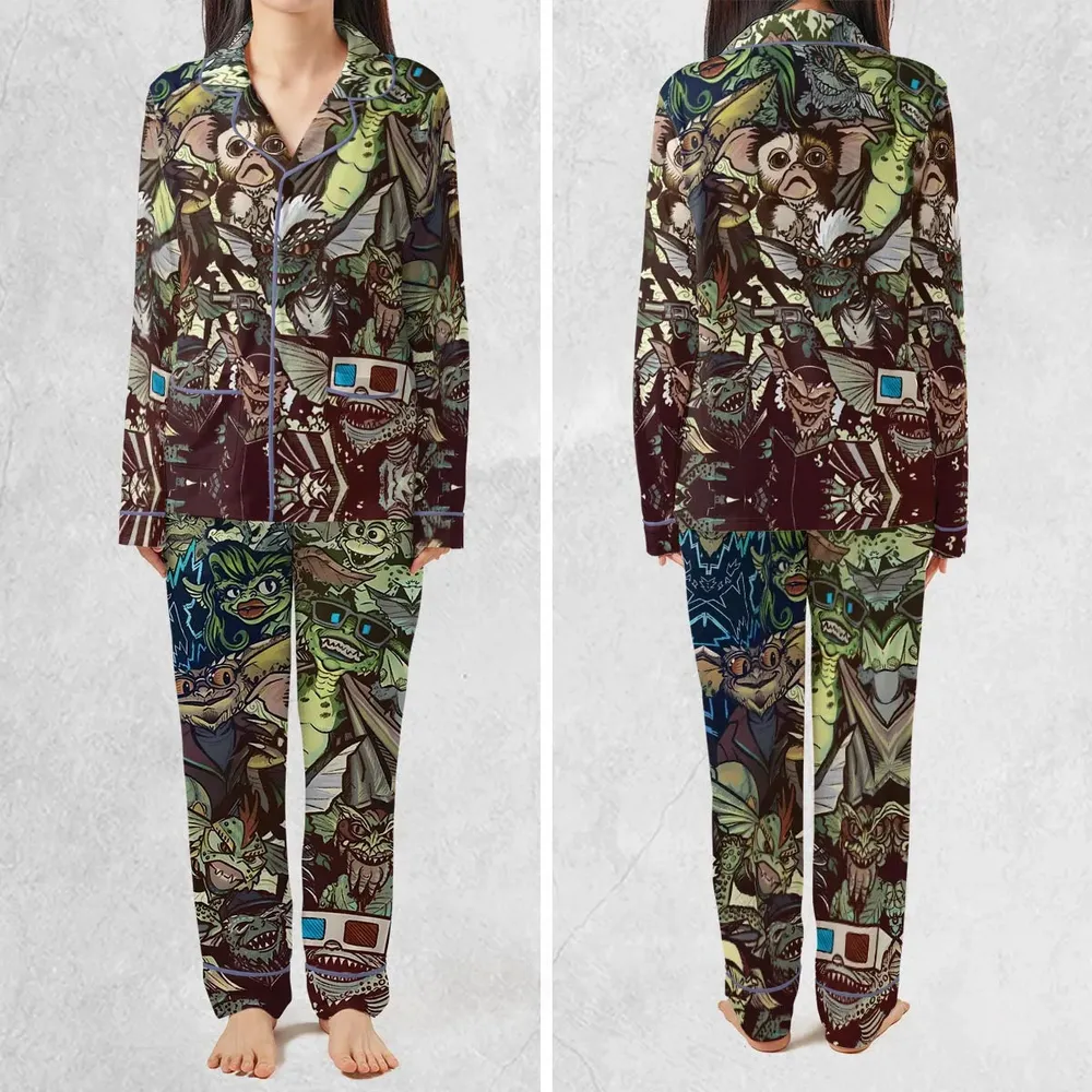 Tropical Gremlins Pajamas Set - 2