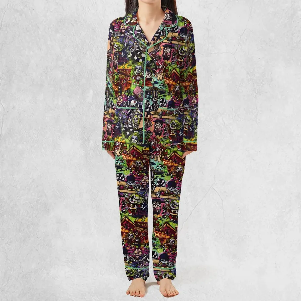 Spooky Chic Beetlejuice Pajamas Set - 3