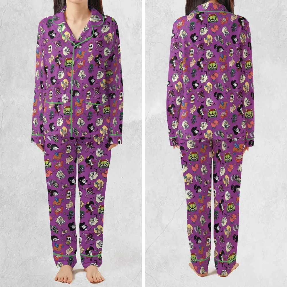 Beetlejuice Cartoon Vintage Pajamas Set - 2