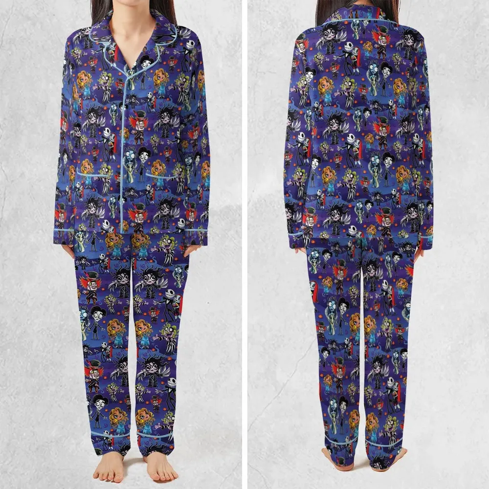 Tim Burton Movies Pajamas Set - 2