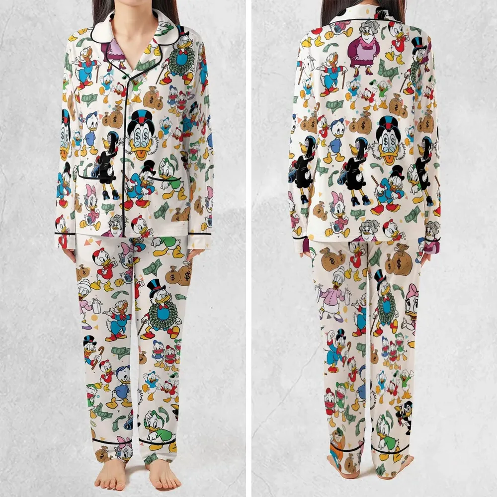 Donald Huey Dewey Ducktales Pajamas Set - 2
