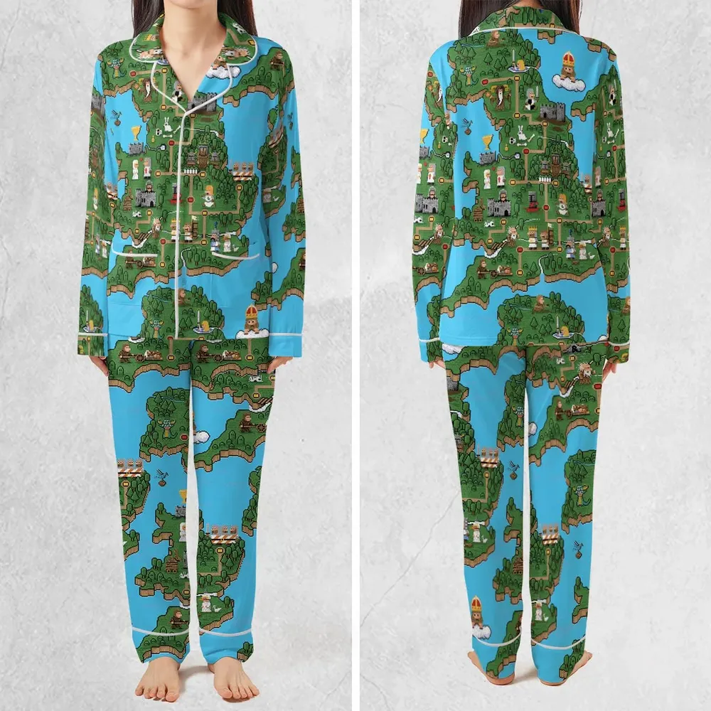 Pixel Art Python Monty Python Pajamas Set - 2