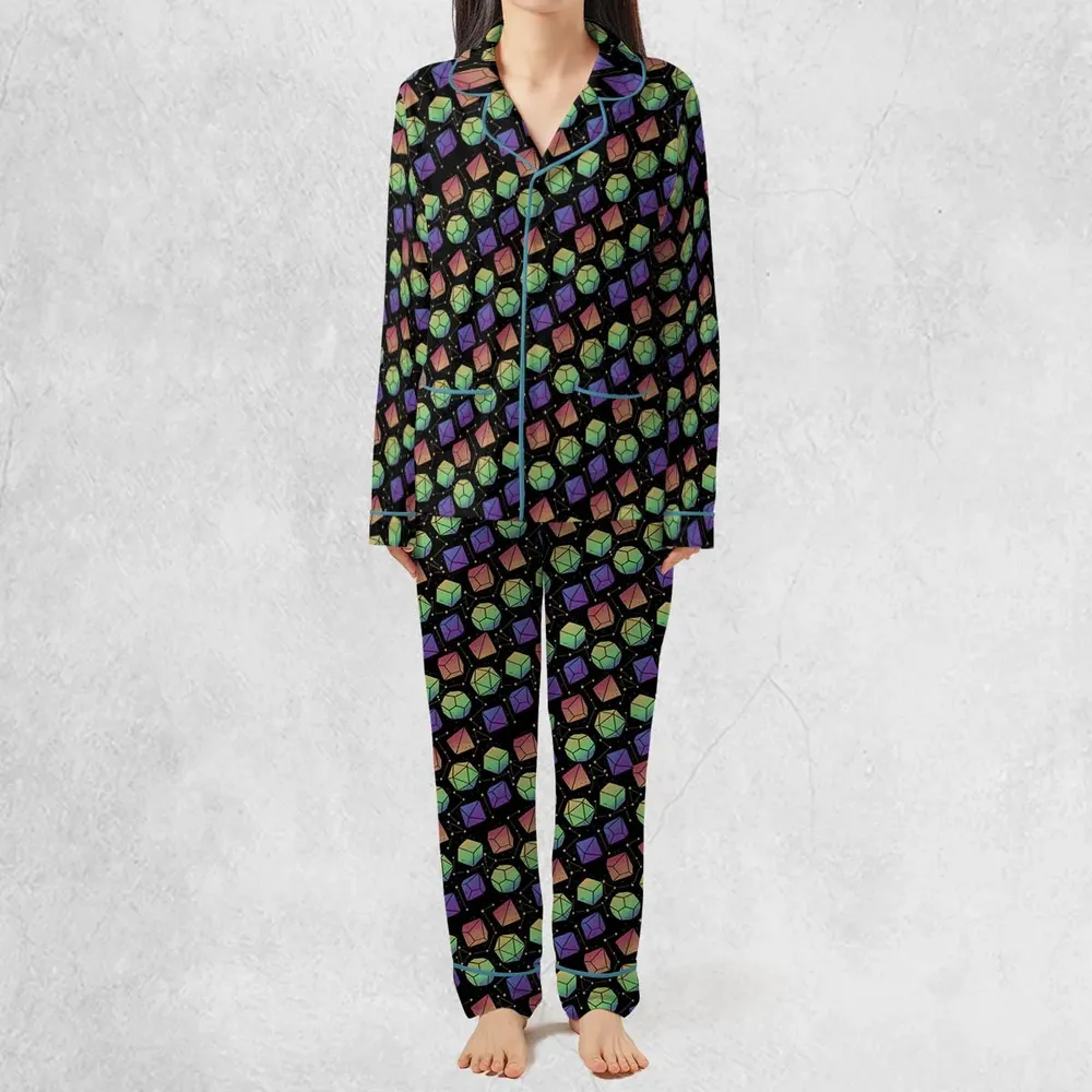Rainbow Galaxy DnD Pajamas Set - 3