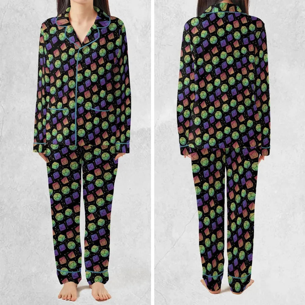 Rainbow Galaxy DnD Pajamas Set - 2