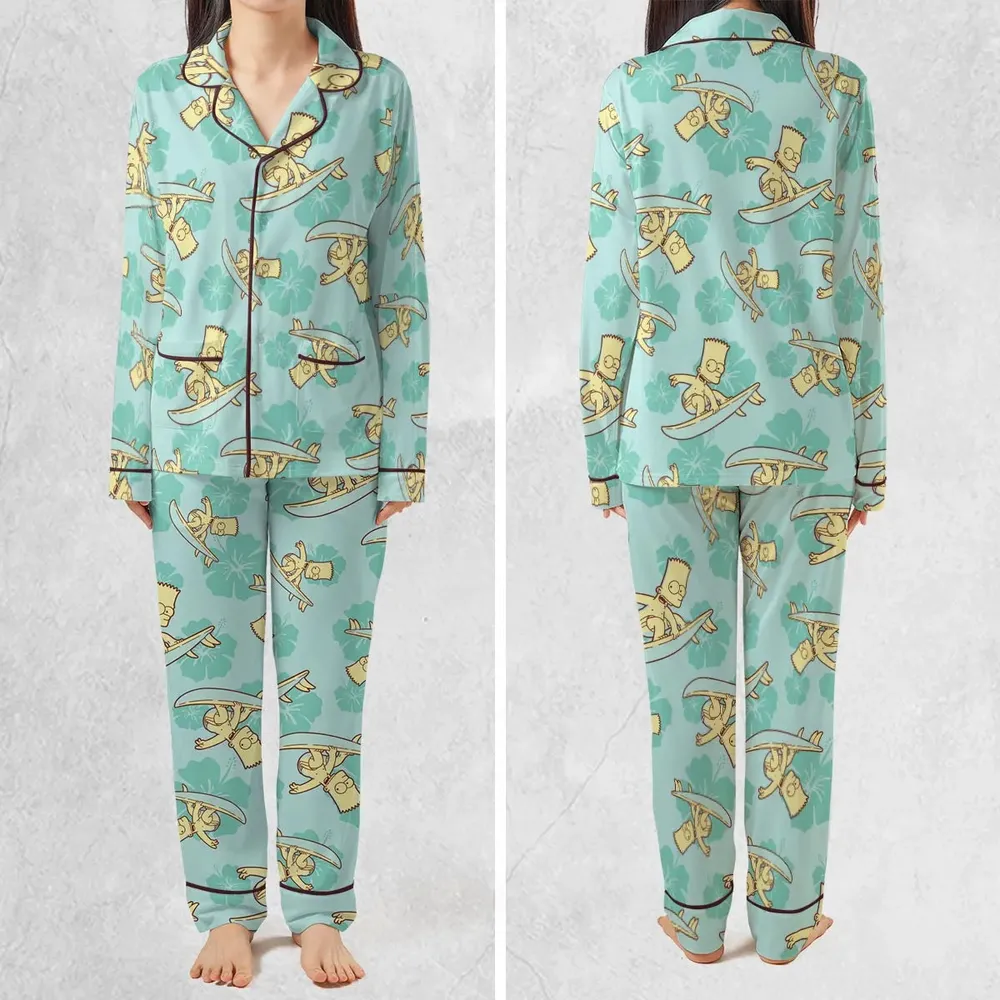 Surfing Simpsons The Simpsons Pajamas Set - 2