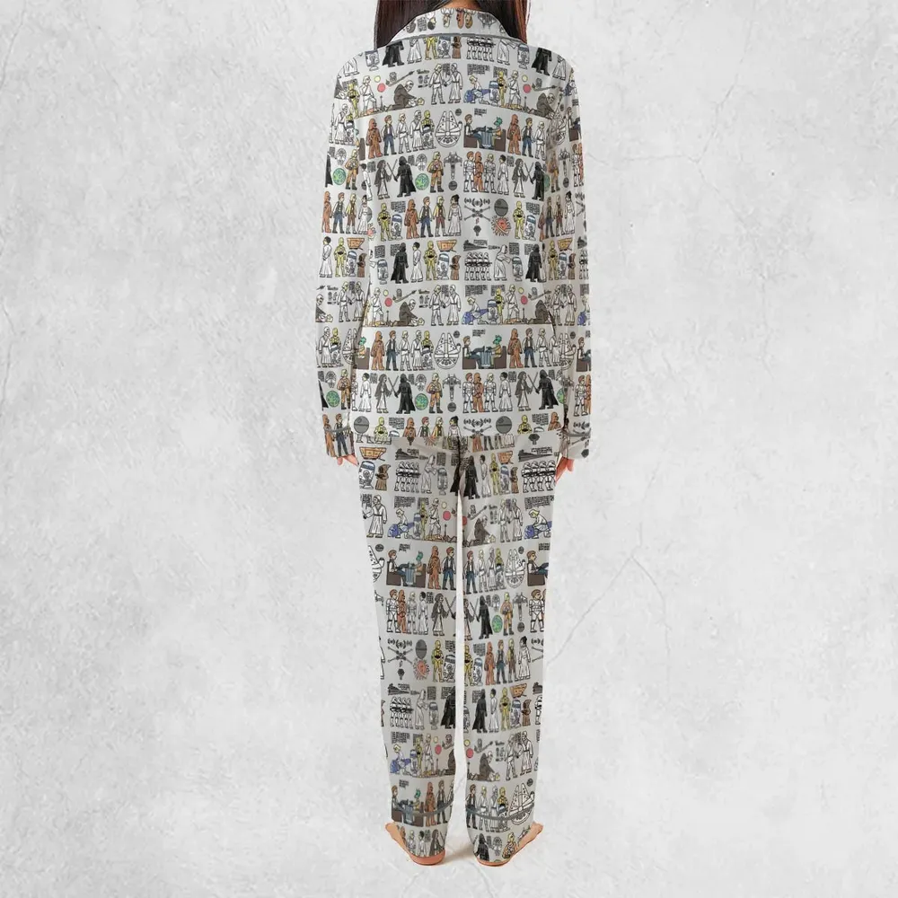 Egyptian Galaxy Wars Pajamas Set - 4