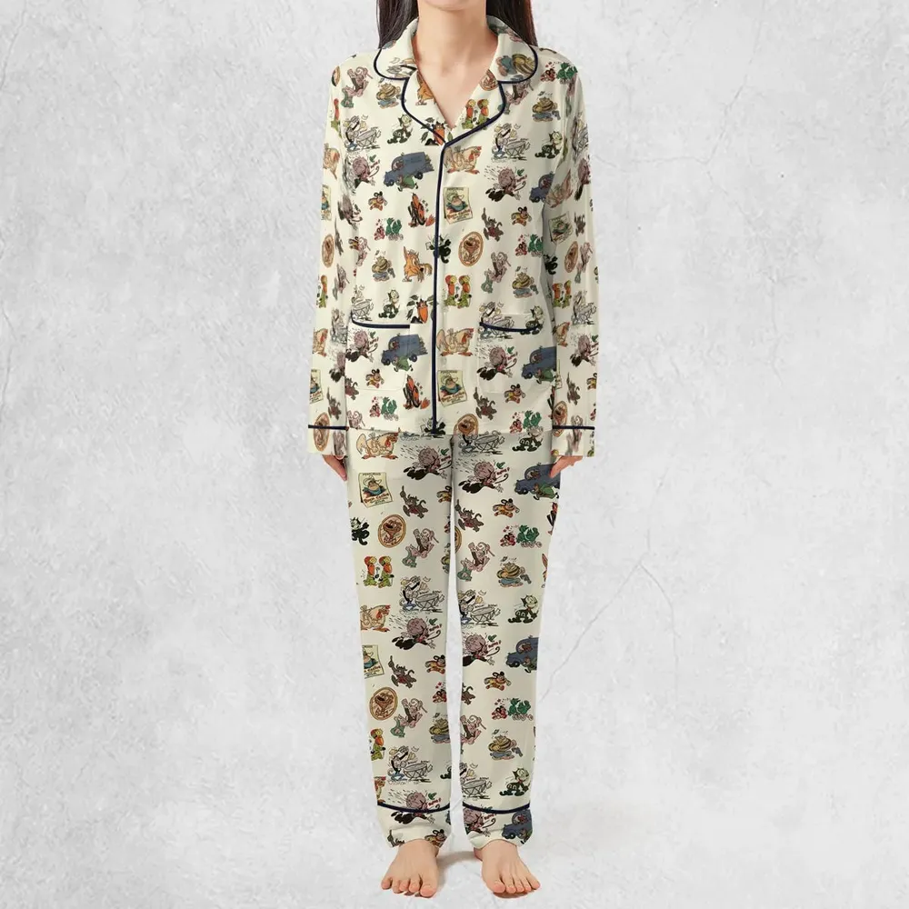 Nostalgia Terrytoons Characters Pajamas Set - 3