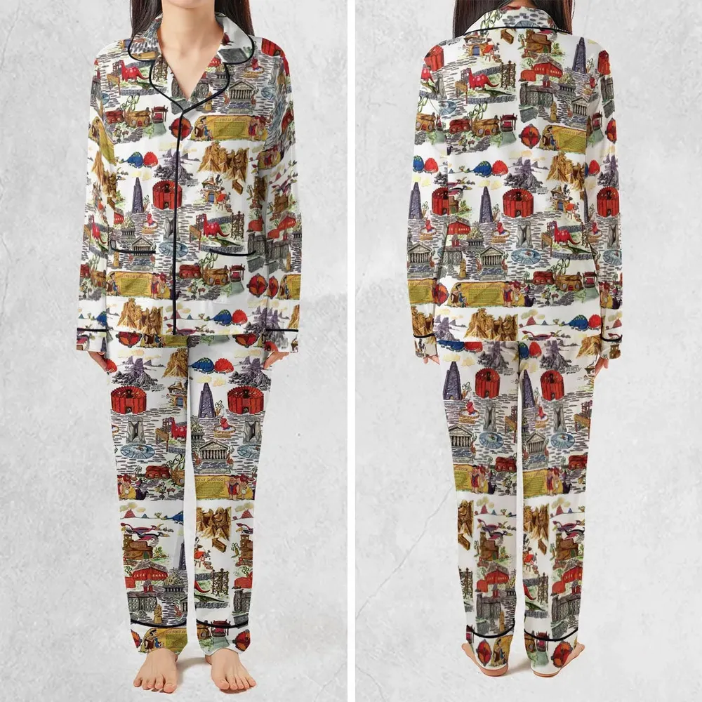 History Of Bedrock Flintstones Pajamas Set - 2