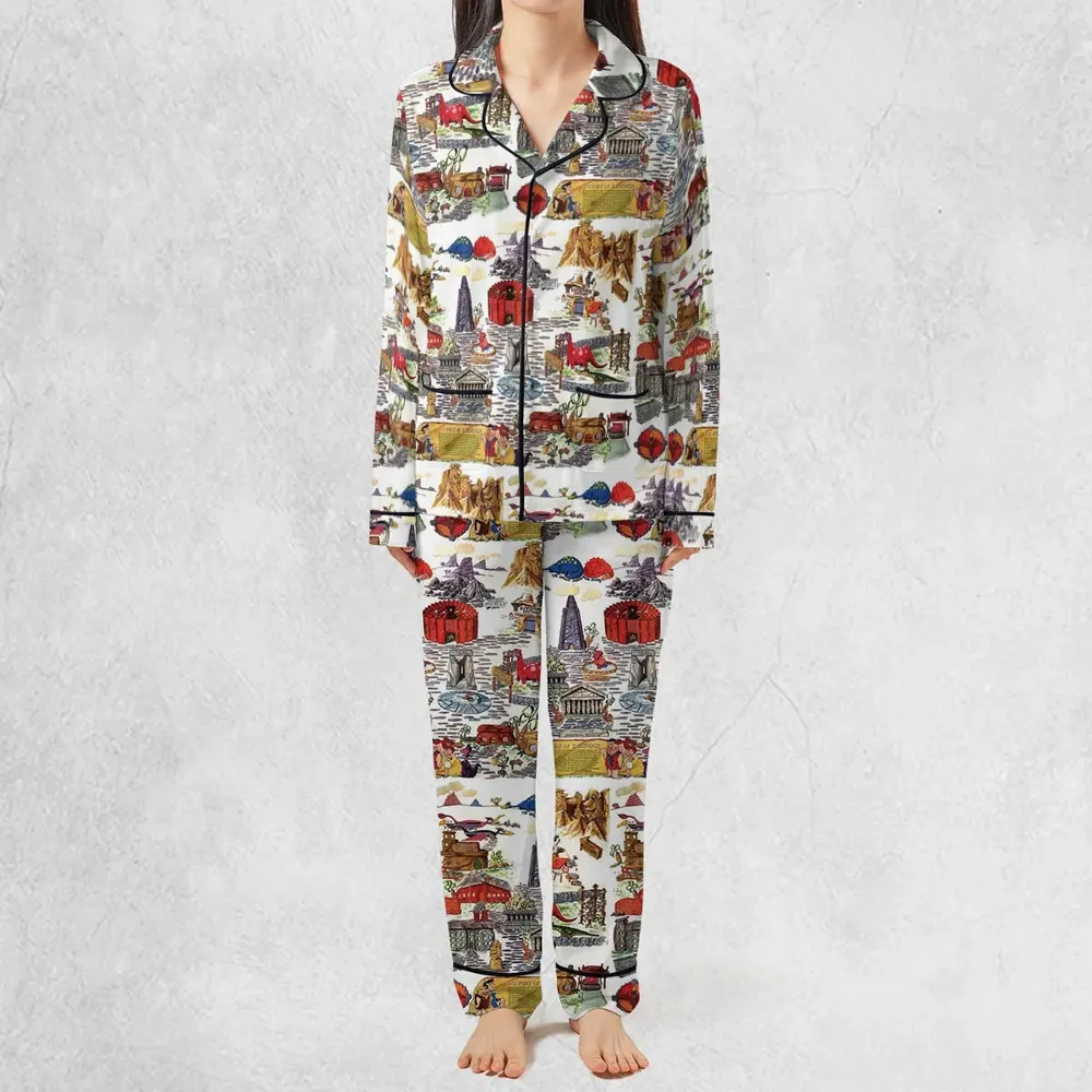 History Of Bedrock Flintstones Pajamas Set - 3