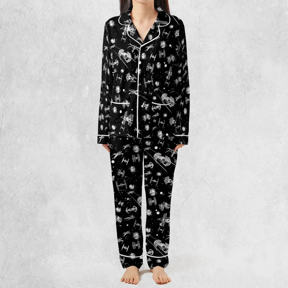Space Ship Battle Star Wars Pajamas Set - 3