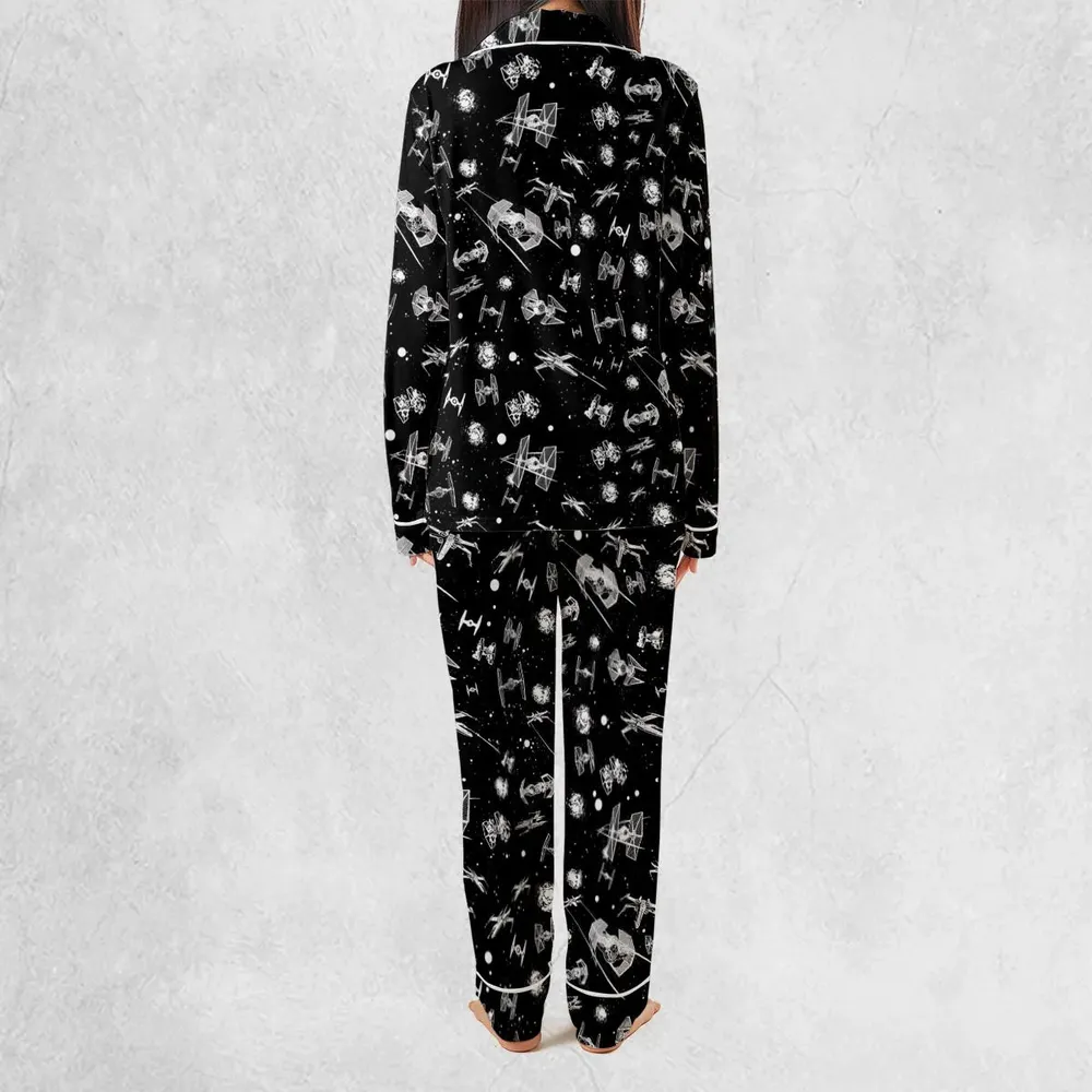 Space Ship Battle Star Wars Pajamas Set - 4
