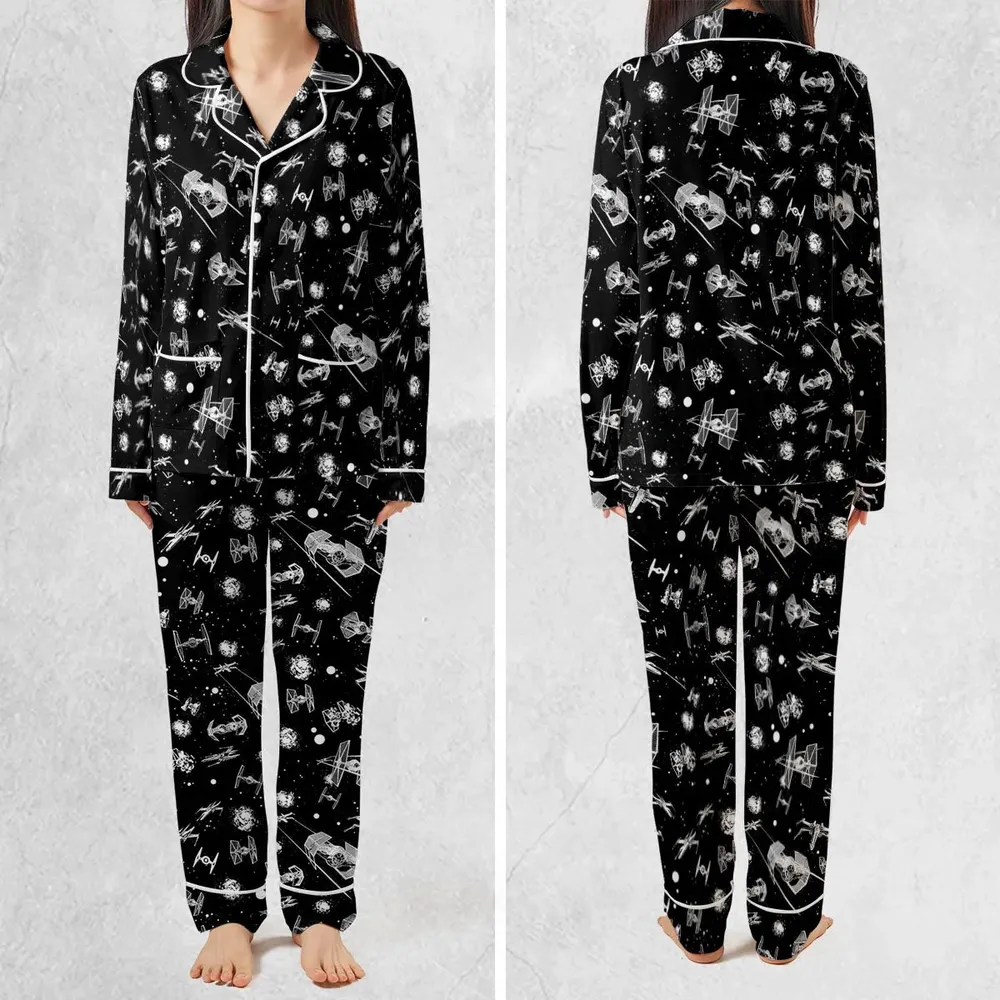 Space Ship Battle Star Wars Pajamas Set - 2
